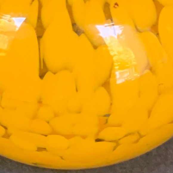 2 Hand Blown Glass Fruit Apple Orange Pumpkin Red Orange Murano -like Art - Picture 5 of 14